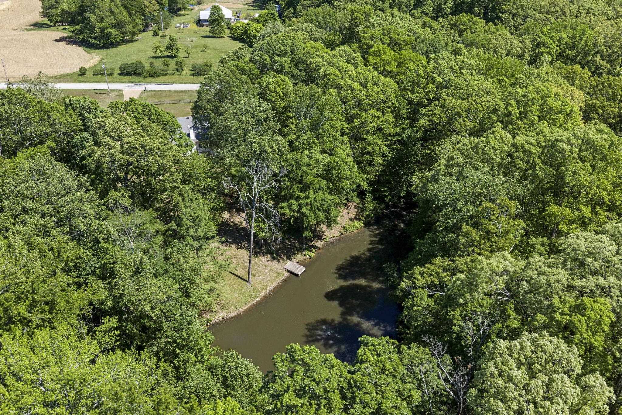 650 Firetower Road Somerville, TN 38068 - Photo 37 of 39 Drone / aerial view of a tree filled landscape and a nearby body of water