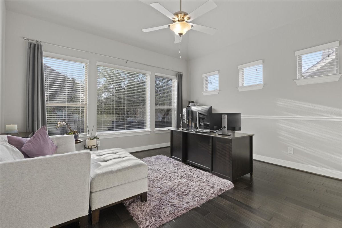 837 Bliss Lane Leander, TX 78641 - Photo 11 of 37 This quiet and private room is designed to support productivity.