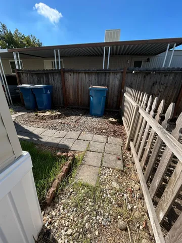 a view of outdoor space and deck