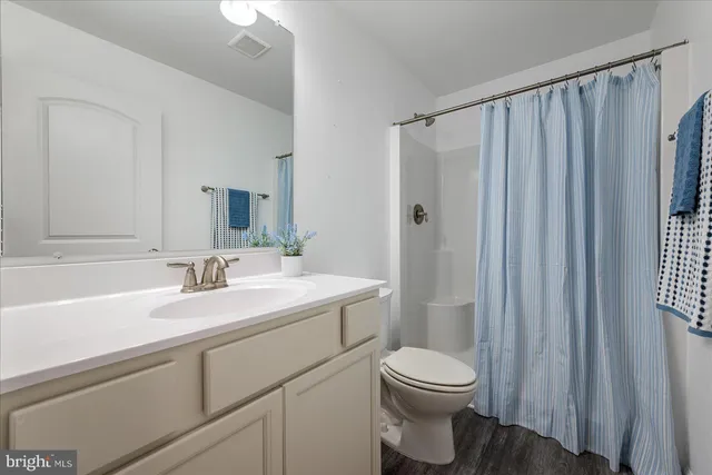 a view of an empty room