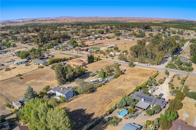 an aerial view of residential building with outdoor space
