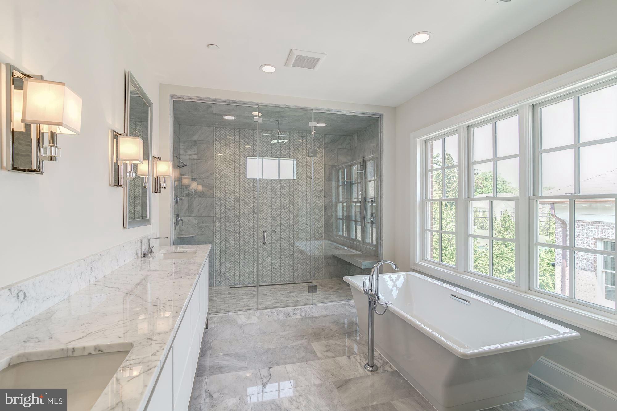 4517 Hoban Road Northwest Washington, DC 20007 - Photo 12 of 16 Elegant Owners Bath