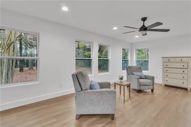 a view of a walk in closet