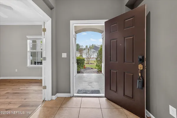 a view of a entryway door of the house