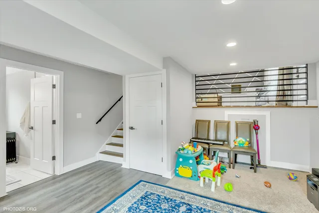 a view of a storage & utility room with washer and dryer