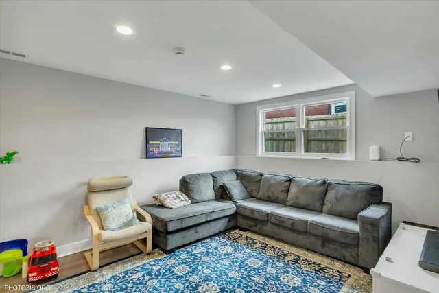 a car and a car parked in a garage