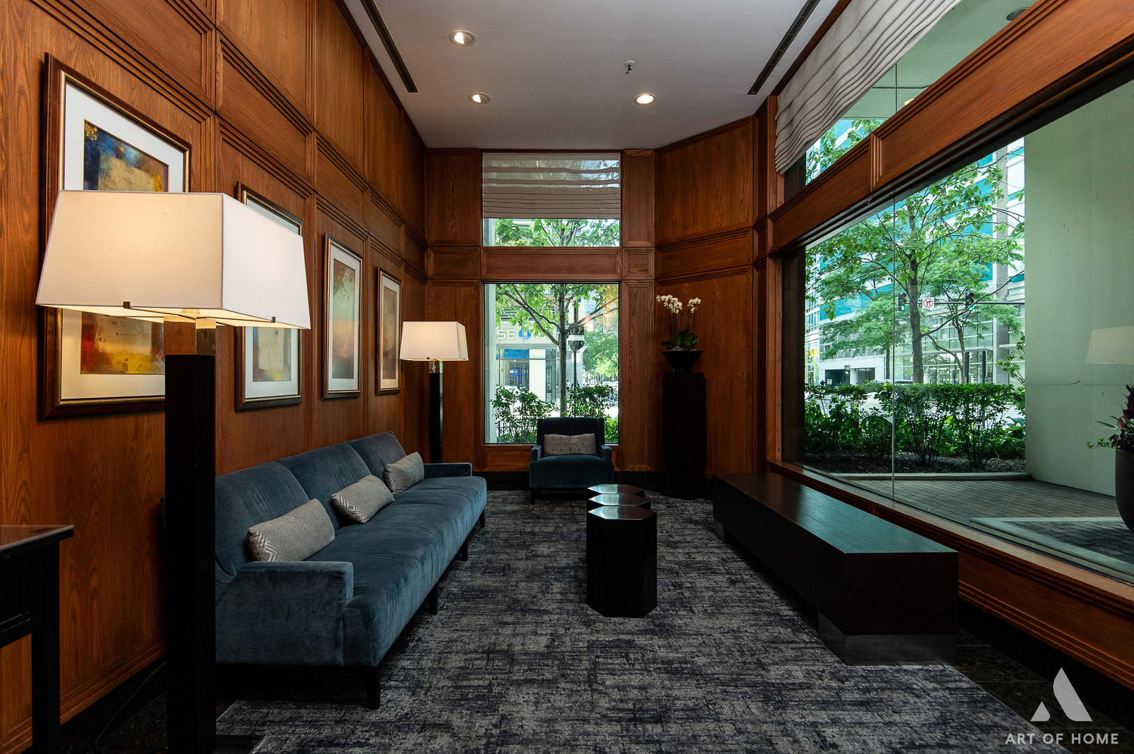 400 East Ohio Street, Unit 2902 Chicago, IL 60611 - Photo 2 of 33 a living room with furniture and a large window