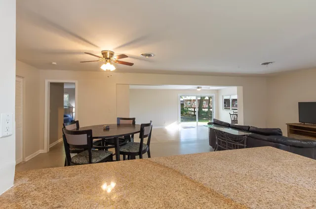 a view of a kitchen area