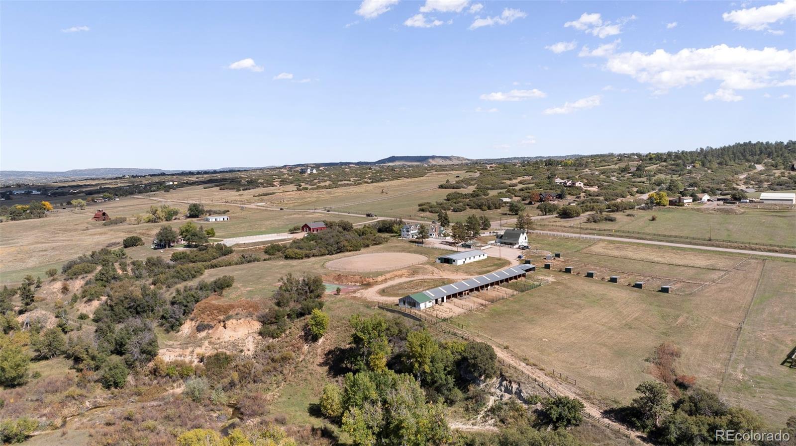 2073 South Perry Park Road Sedalia, CO 80135 - Photo 36 of 41 an aerial view of a city