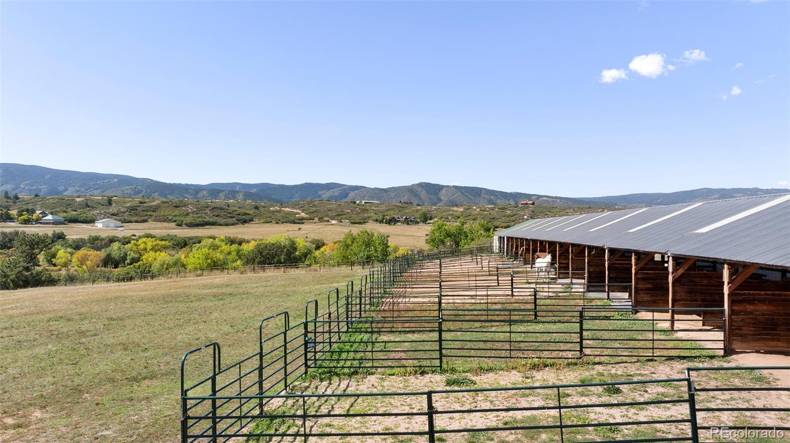 2073 South Perry Park Road Sedalia, CO 80135 - Photo 38 of 41 a view of a terrace with mountain view