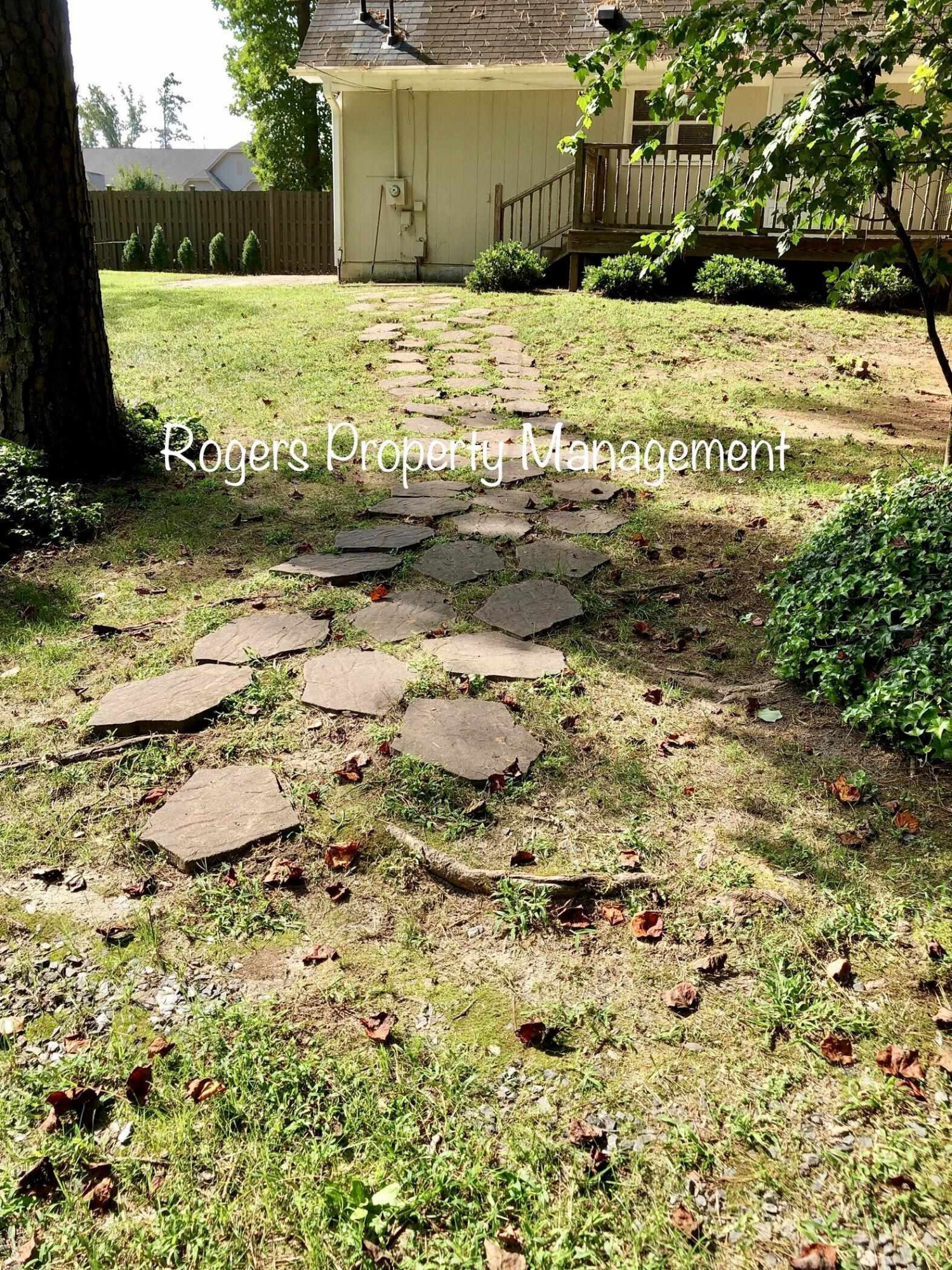 5409 Bobbitt Road Apex, NC 27539 - Photo 4 of 19 a view of a backyard of the house