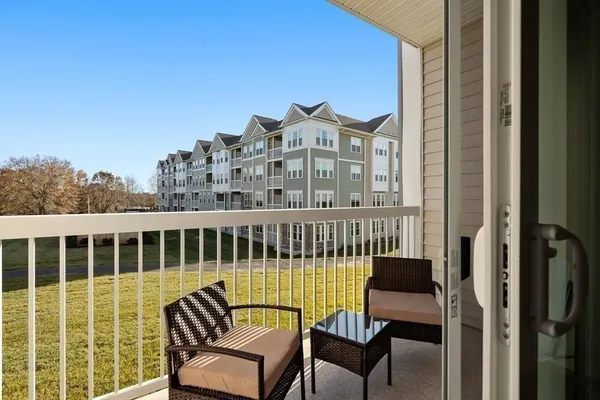 a view of a porch