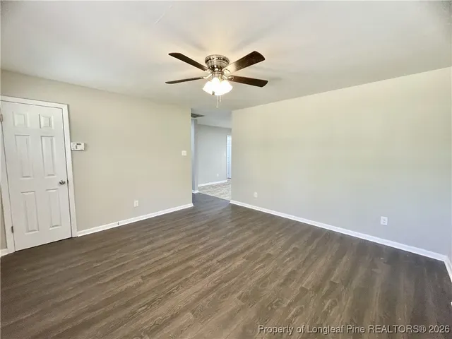 a view of an empty room