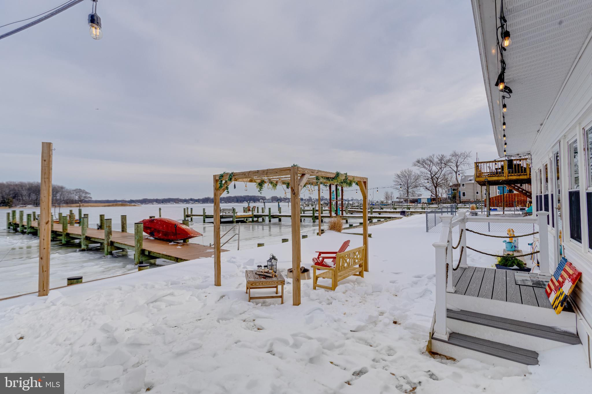 1815 Wilson Point Road Middle River, MD 21220 - Photo 46 of 76 Winter waterfront retreat with serene views.