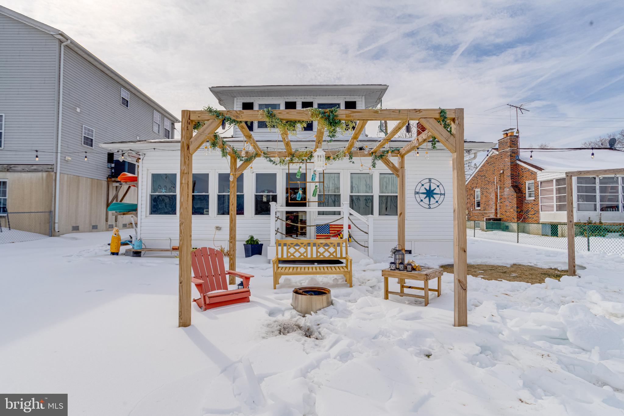 1815 Wilson Point Road Middle River, MD 21220 - Photo 57 of 76 Charming winter retreat with cozy pergola.