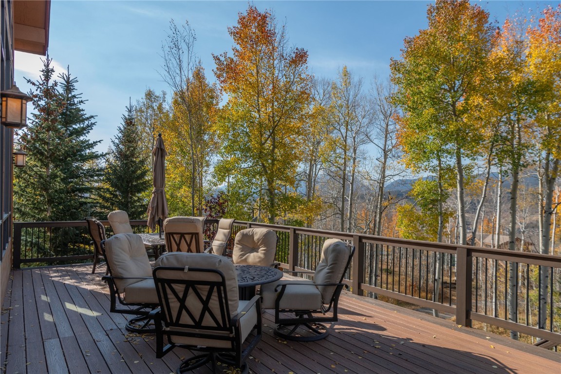 2206 Hamilton Creek Road Silverthorne, CO 80498 - Photo 33 of 39 Fabulous deck & view to the west and south