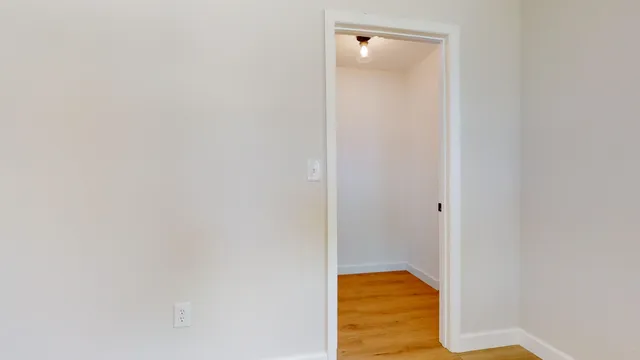 a backyard of a house