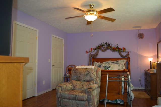 Huge master suite with master bath.