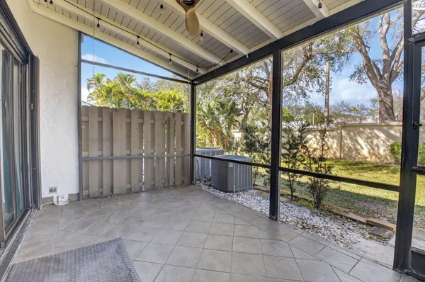 a view of a porch