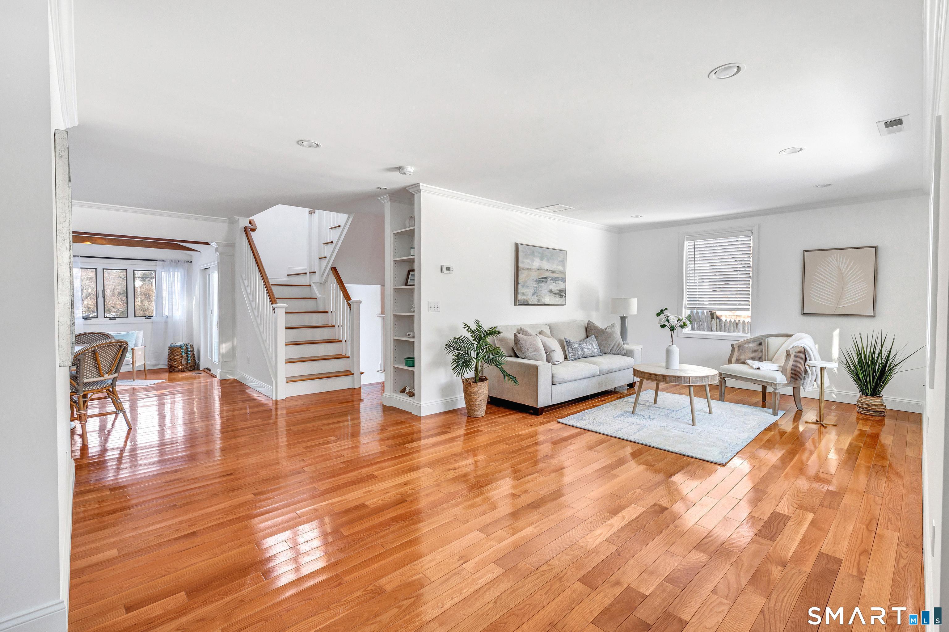 69 Grove Point Westport, CT 06880 - Photo 6 of 40 Refinished floors and freshly painted interior.