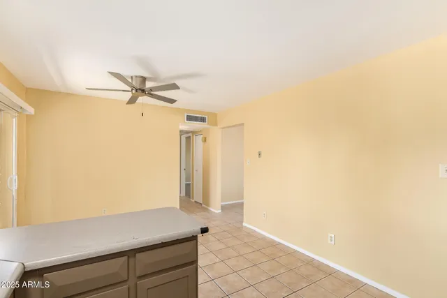 a view of a hallway with closet