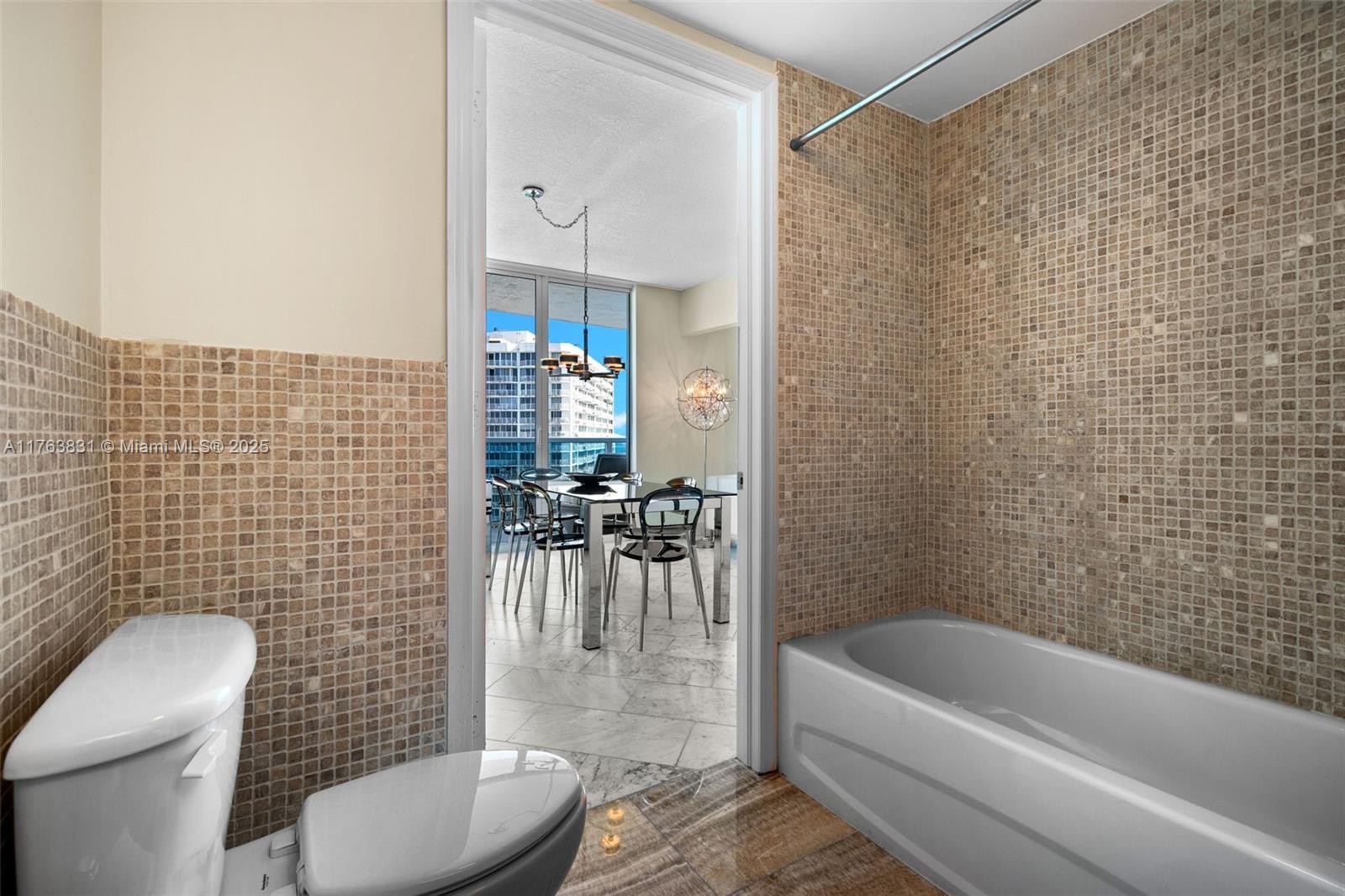 1881 79th Street Causeway, Unit 1906 North Bay Village, FL 33141 - Photo 11 of 39 Full guest bathroom