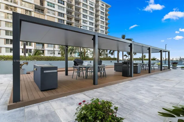 a view of a terrace with chairs