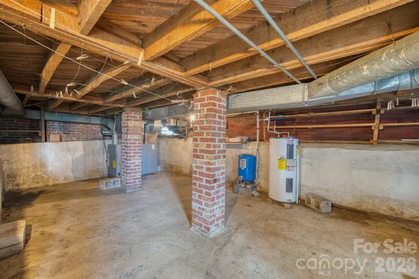 a view of a storage room