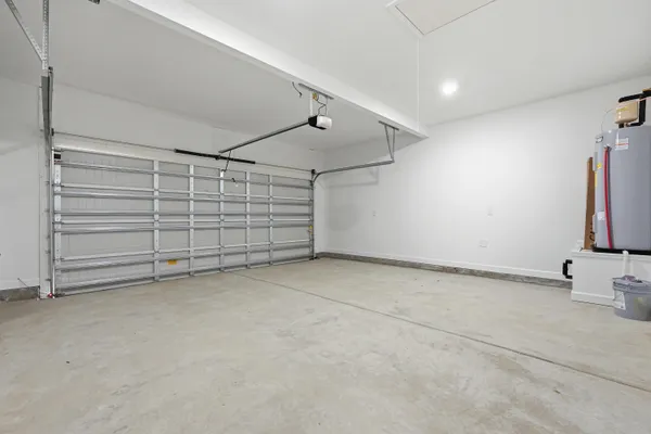 a view of a garage