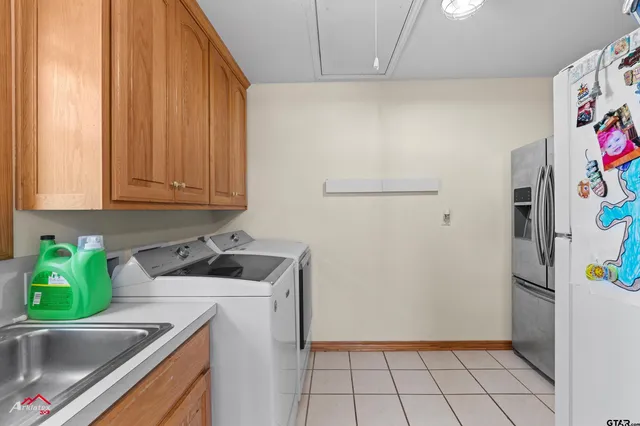 a room with storage and utility