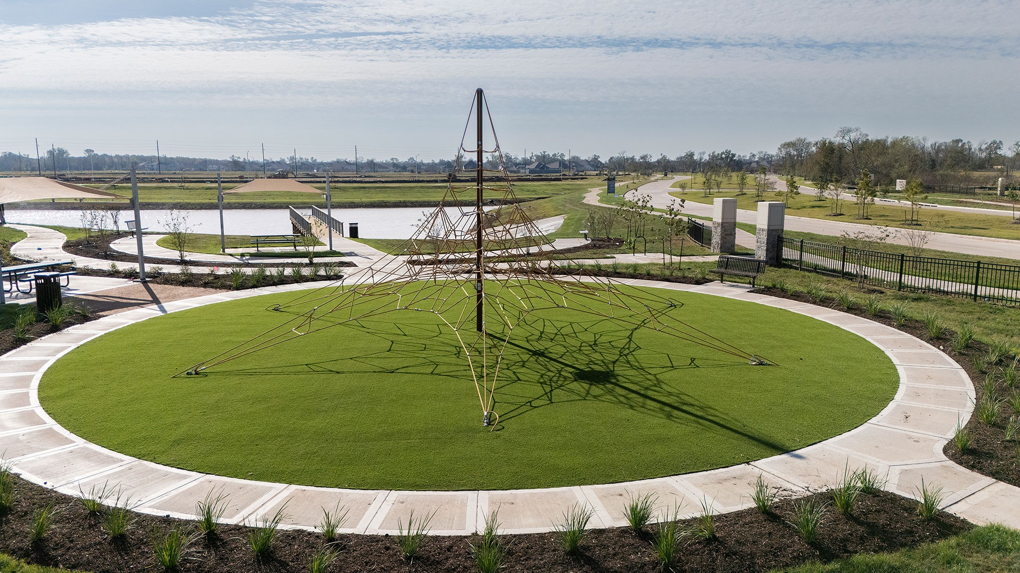 32406 Sedge Sprite Court Fulshear, TX 77441 - Photo 7 of 8 a view of a swimming pool with a lounge chair