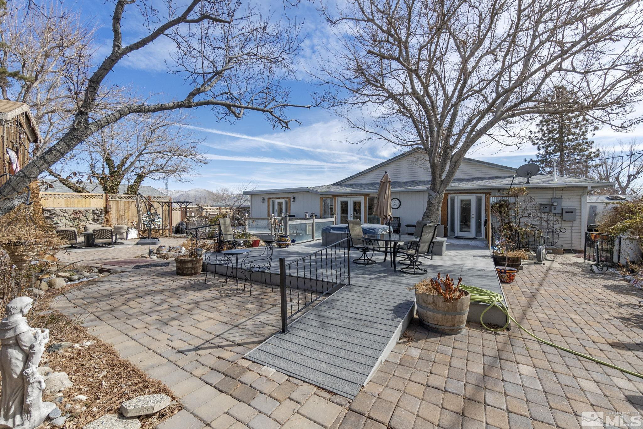 525 Main Street Gerlach, NV 89412 - Photo 39 of 40 a view of a backyard with sitting area