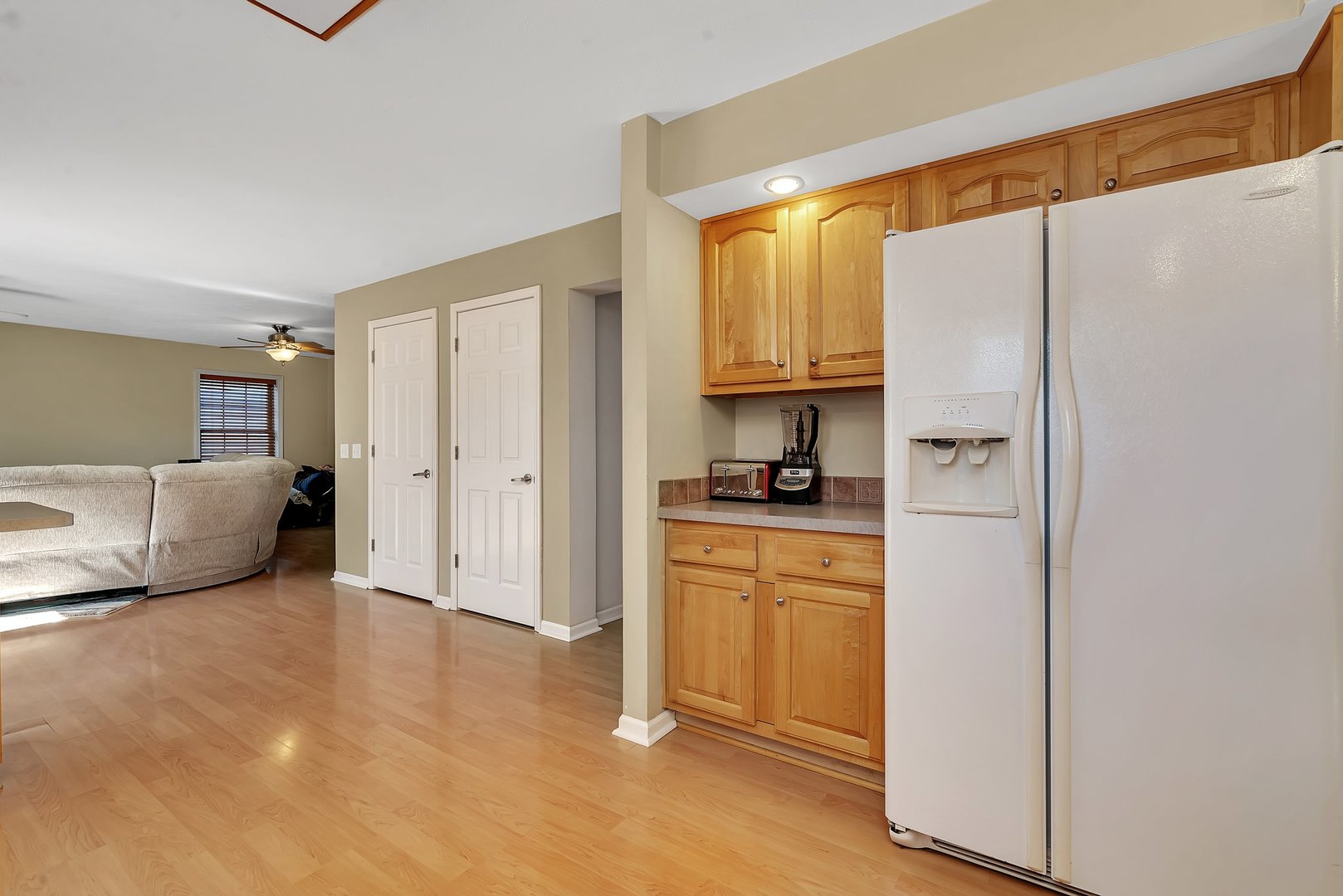 999 West Cermak Road Braidwood, IL 60408 - Photo 10 of 36 a kitchen with stainless steel appliances a refrigerator sink and cabinets