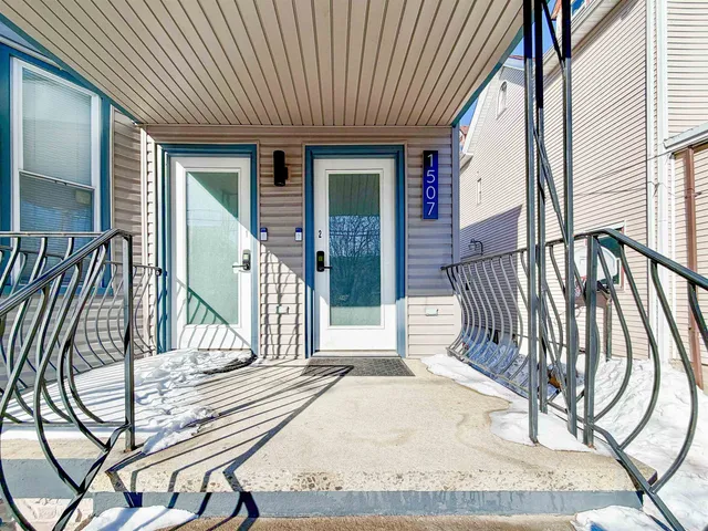 a car parked on the side of a street