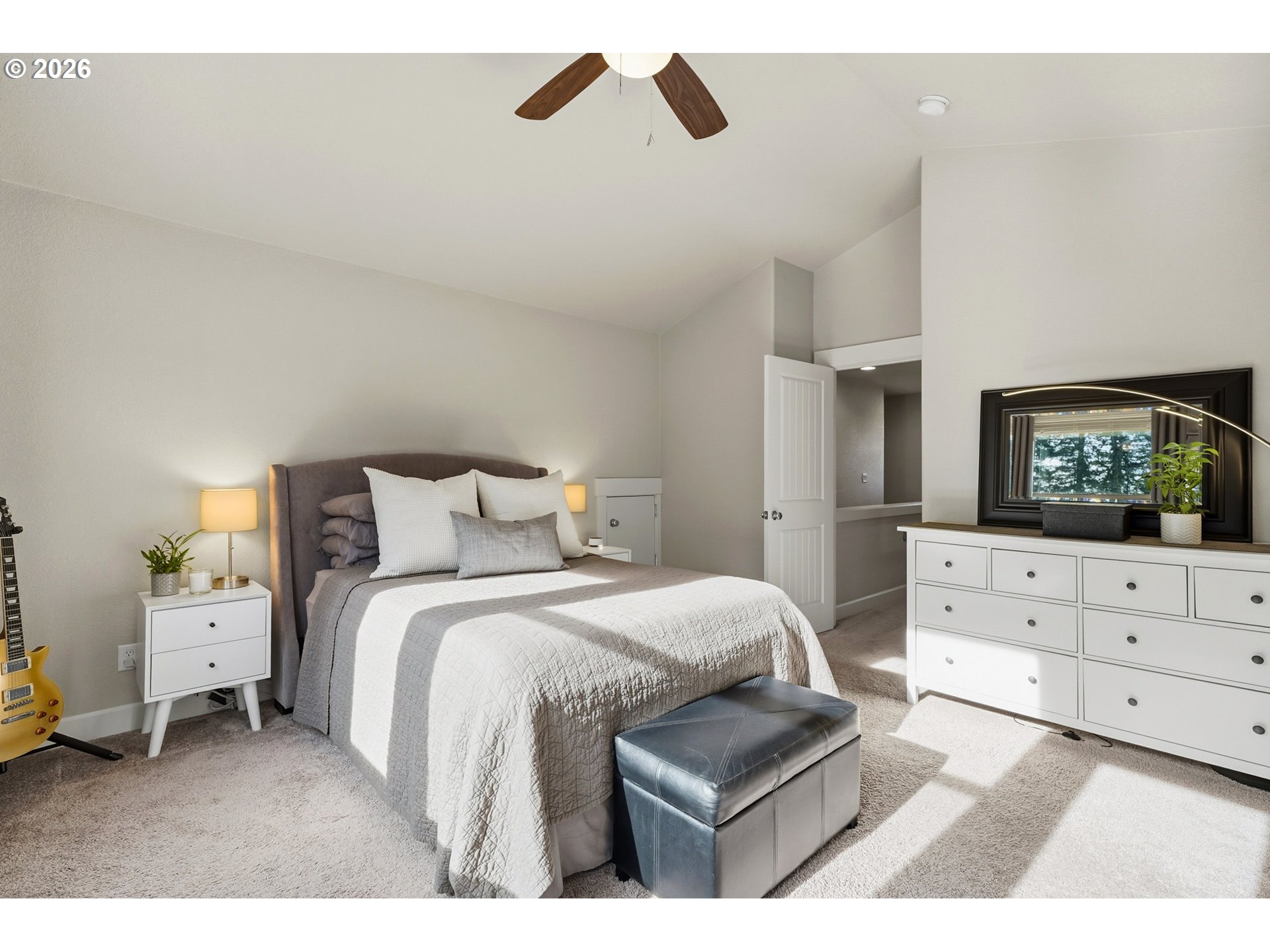 17390 Aubin Street Sandy, OR 97055 - Photo 27 of 41 a bedroom with a bed and a dresser