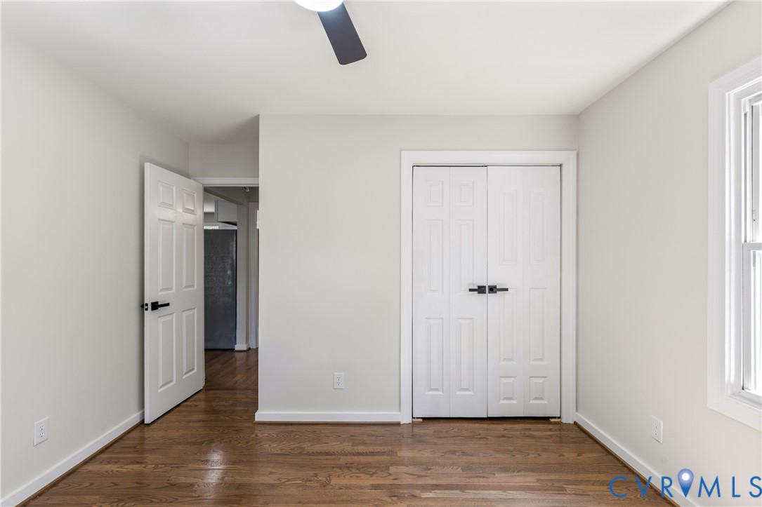 8409 Hopkins Road North Chesterfield, VA 23237 - Photo 22 of 51 Hardwood flooring, painted walls, ceiling fan, whi