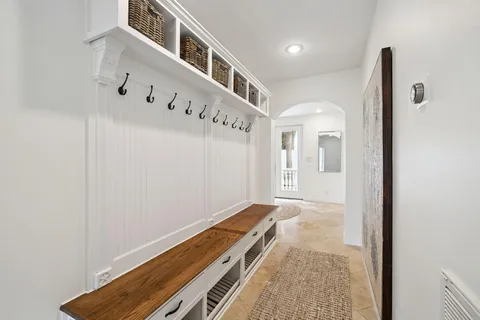 a view of a lake from a balcony