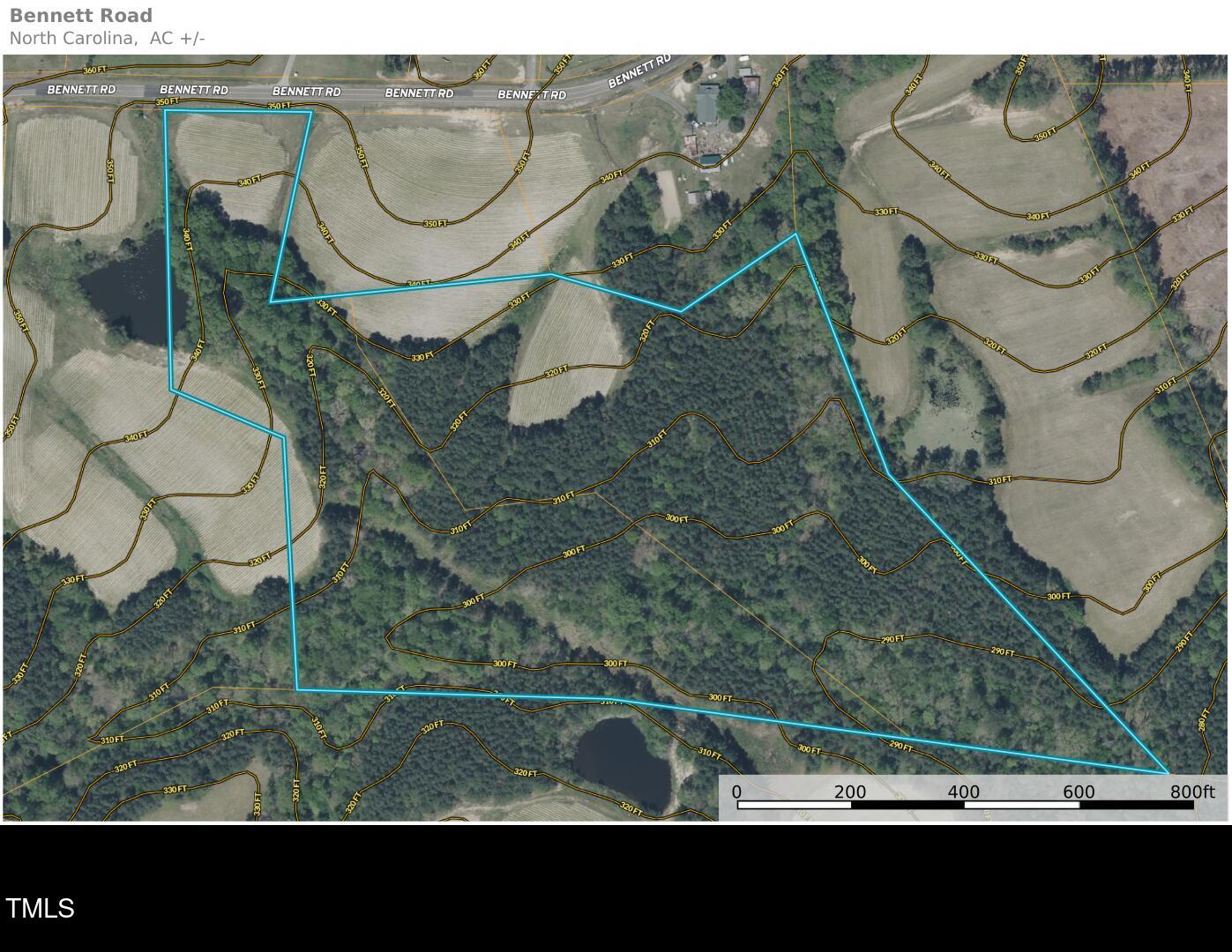 21.04 Bennett Road Creedmoor, NC 27522 - Photo 19 of 19 Topo