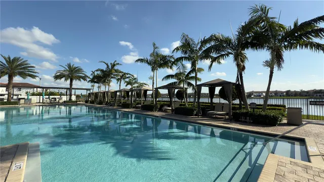 a view of a swimming pool