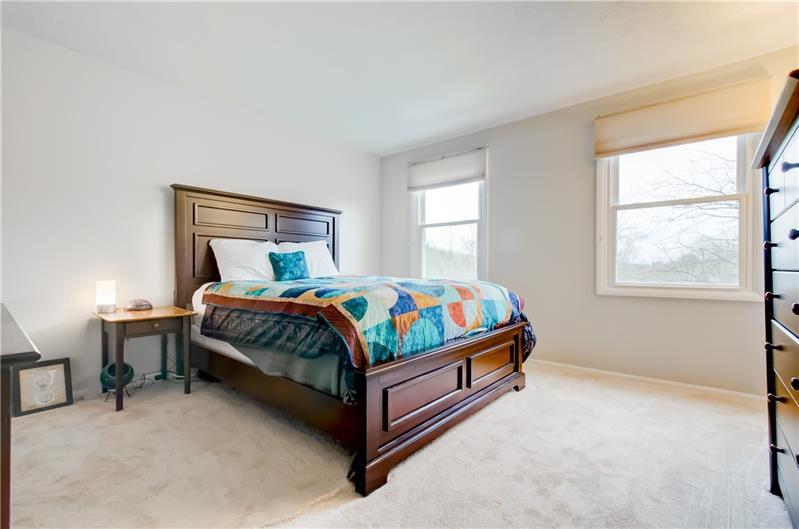 222 Quail Run Road Venetia, PA 15367 - Photo 15 of 22 Master bedroom with lots of natural light from the large windows. Neutral carpet throughout the second floor.