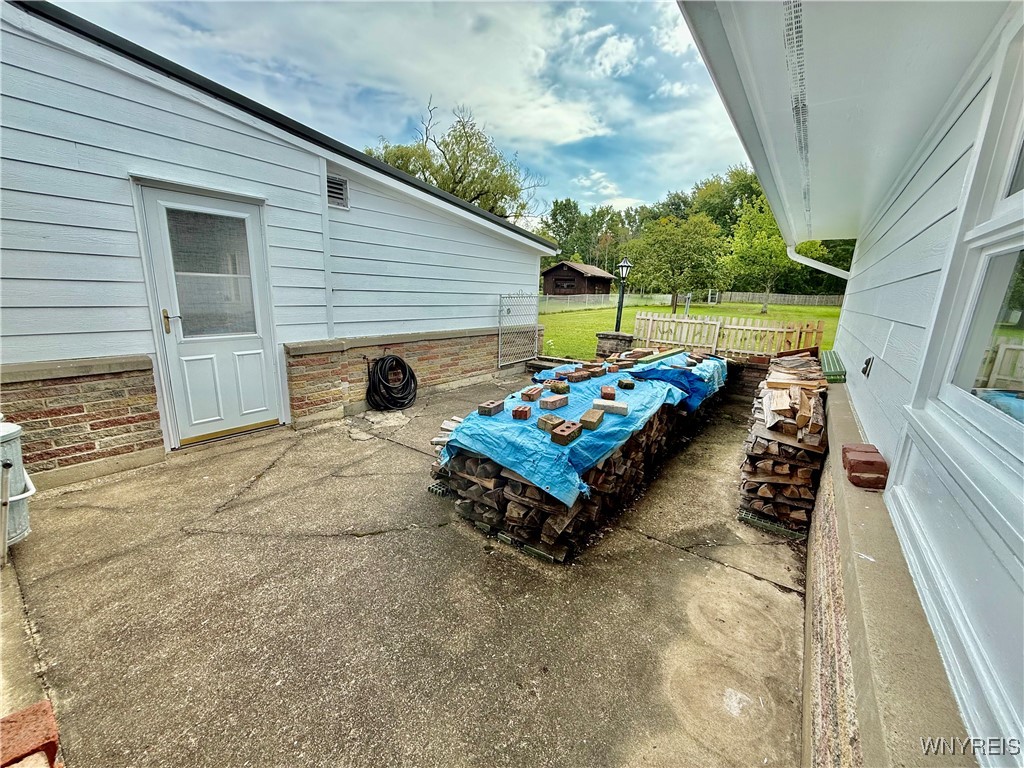 32 Gardner Street Pomfret, NY 14063 - Photo 33 of 49 Enter the patio from the garage door shown here, o