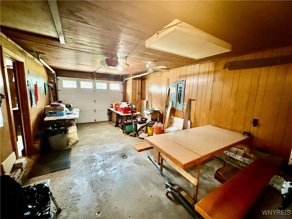 32 Gardner Street Pomfret, NY 14063 - Photo 38 of 49 Extra long garage provided room for a car and stor