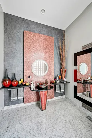 a room with furniture and a flat screen tv