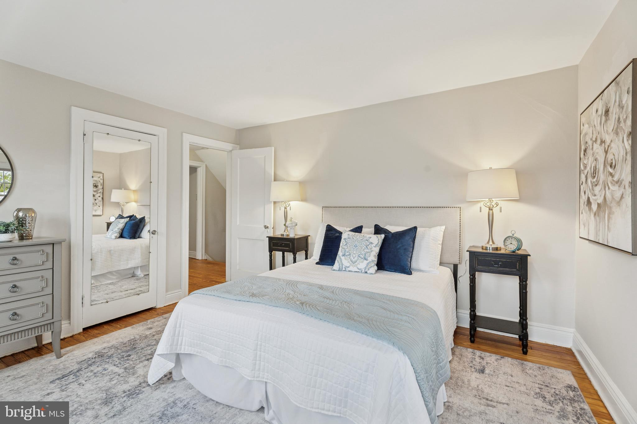 2501 West Darby Road Havertown, PA 19083 - Photo 21 of 30 a bedroom with a bed and a closet