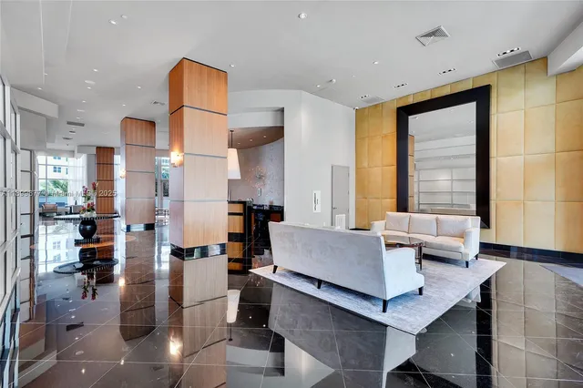 a view of a city with tall buildings