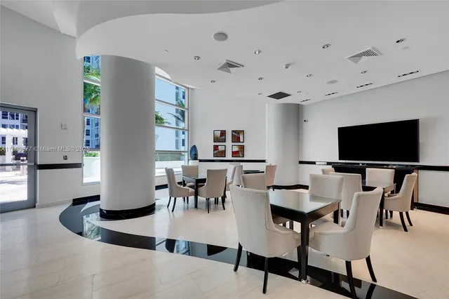 a view of a city with tall buildings