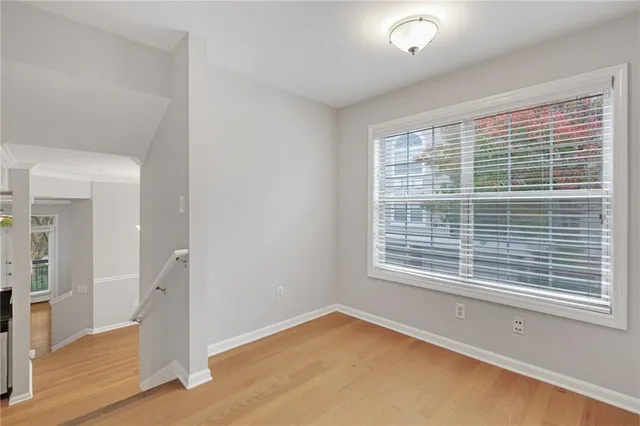 a view of an empty room