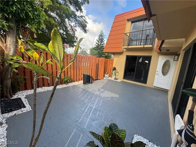 a view of outdoor space and deck