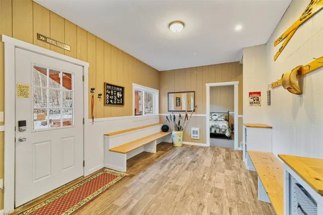 a very nice looking room with a large window