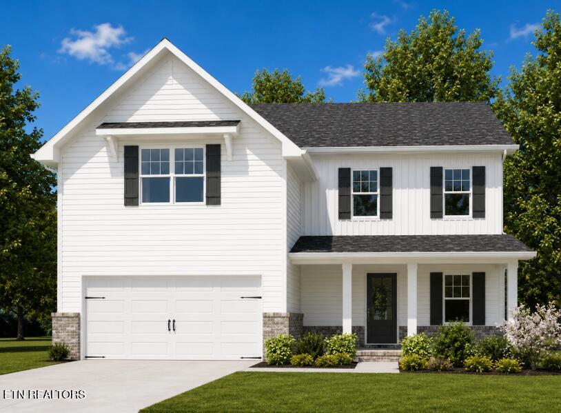 141 Mistletoeberry Road, Unit LOT 406 Oak Ridge, TN 37830 - Photo 1 of 28 Bristol Front Rendering